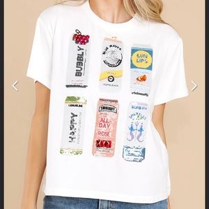 NWT QUEEN OF SPARKLES Seltzer Tee - size XL